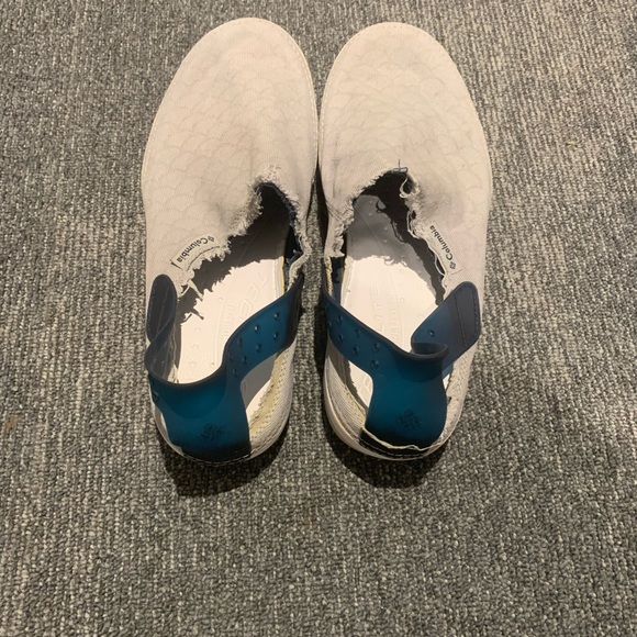 Columbia Men's Vented 1/2 Open Back Casual Shoe Grey/Blue US Size 12 (EUC) - Picture 3 of 4